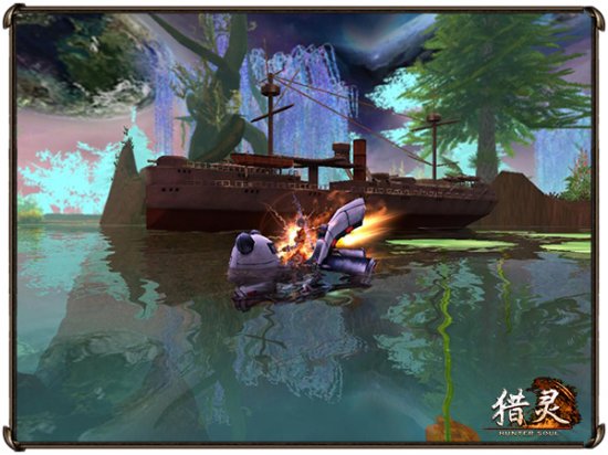 魔幻世界!《猎灵》水上世界无码实景截图流出