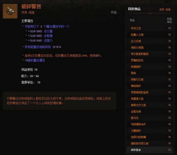 暗黑3趣味盘点:十大“然并卵”传奇物品特效