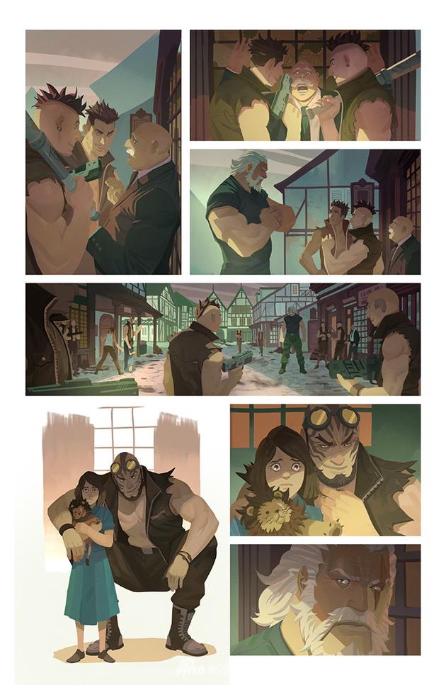 《守望先锋》公布第二部短片漫画:屠龙勇士
