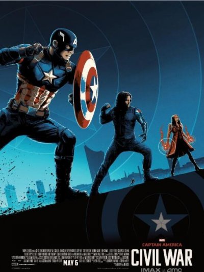 美队3：英雄内战新IMAX海报公布 蜘蛛侠终于现身