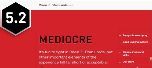 《崛起3：泰坦之王》IGN给5.2分 战斗不错而已