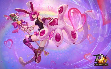 长腿+好颜!《D10》新皮肤甜心主播效果曝光