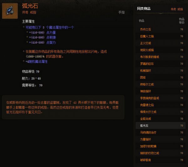 暗黑3趣味盘点:十大“然并卵”传奇物品特效