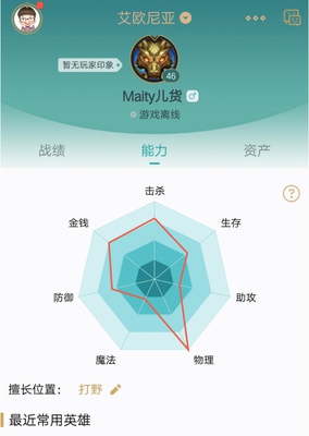 英雄联盟:玩家分享最奇葩的掌盟能力分布图,你的是什么样子?